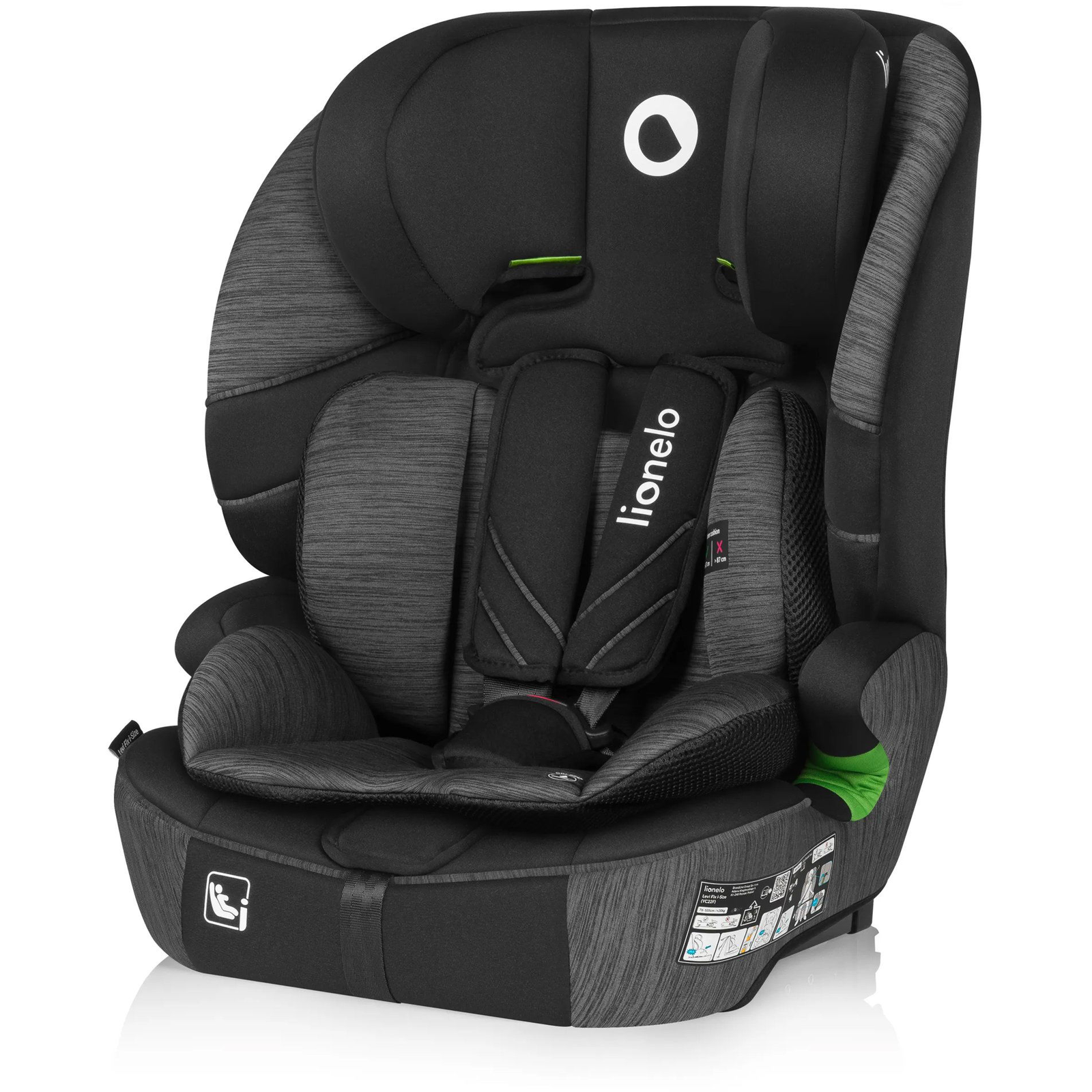 Lionelo Levi Fix i-Size, Grey Stone (5903771723923)