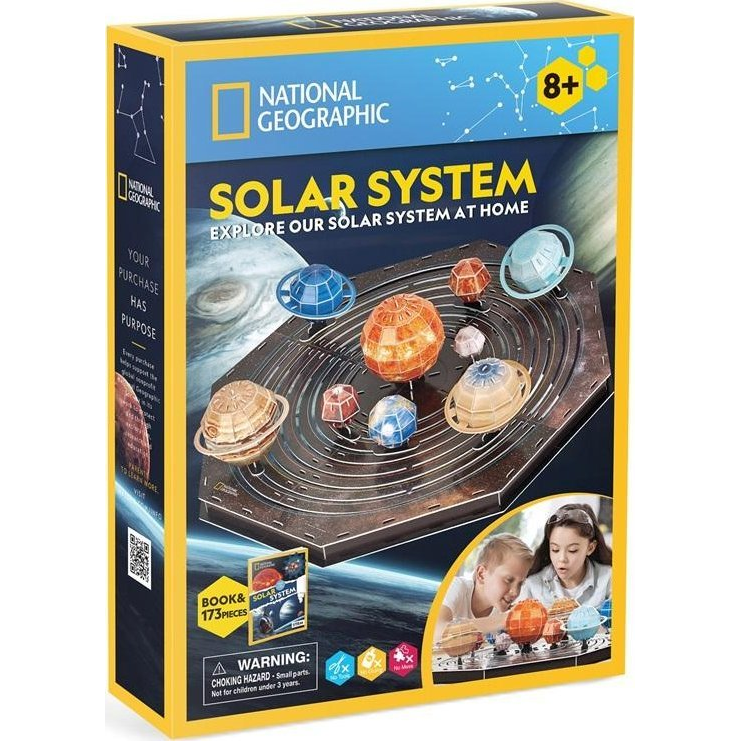 Cubicfun National Geographic 3D Puzzle 173 Darabos - Naprendszer (DS1087H)