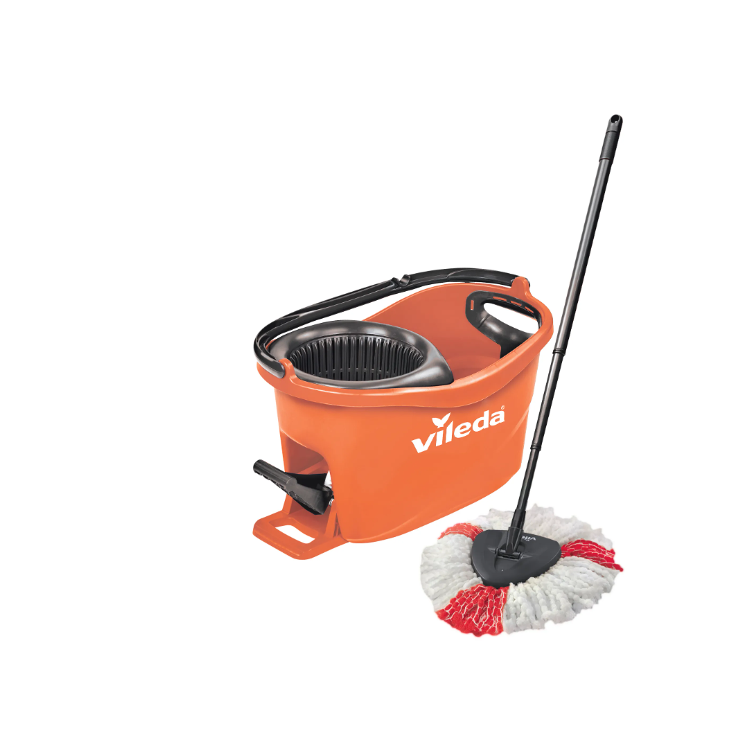 Vileda Turbo Easy Wring & Clean Box felmosó készlet - Narancs (167758)