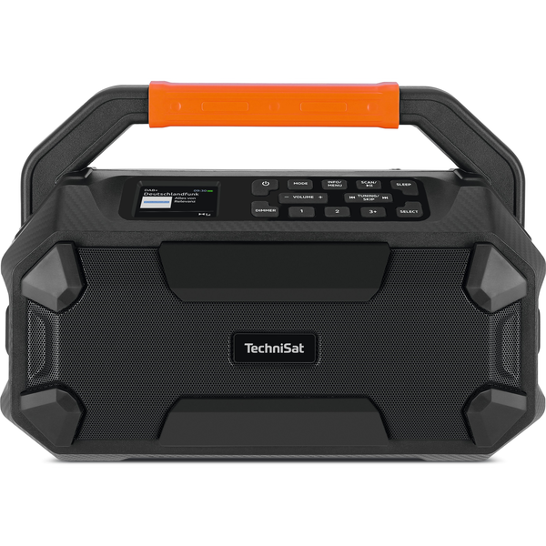 Радио, TechniSat, FM, Черно/Оранжево