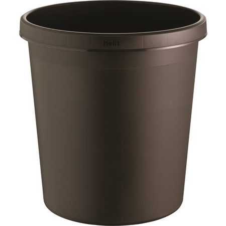 Helit 18 literes műanyag papírkosár - Barna (H6105875)