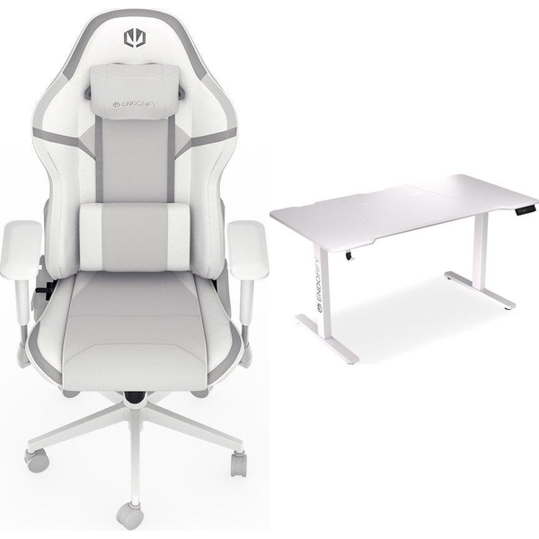 Endorfy Scrim OWH Gaming Szék Fehér + Atlas L Electric Asztal 150cm