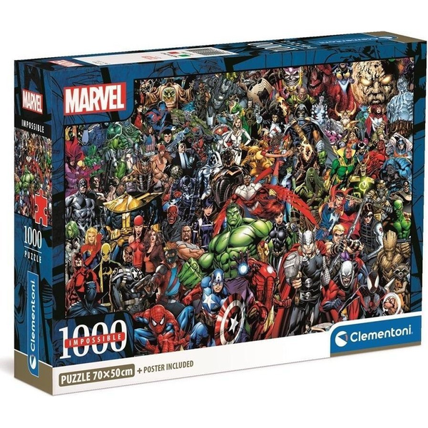 Clementoni Marvel Puslespil 1000 stk Kort