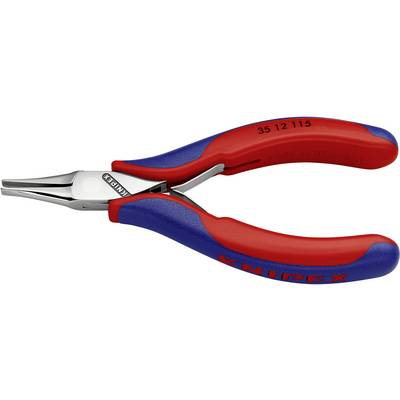 Elektronikai markolófogó 115 mm, lapos, széles csőrrel, Knipex 35 12 115 (35 12 115 SB)