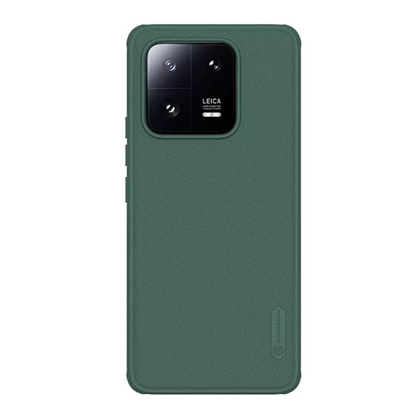 Nillkin SUPER FROSTED PRO MAGNETIC műanyag telefonvédő (mágneses, ütésállóság, gumírozott) SÖTÉTZÖLD Xiaomi 13 Pro (GP-139415)