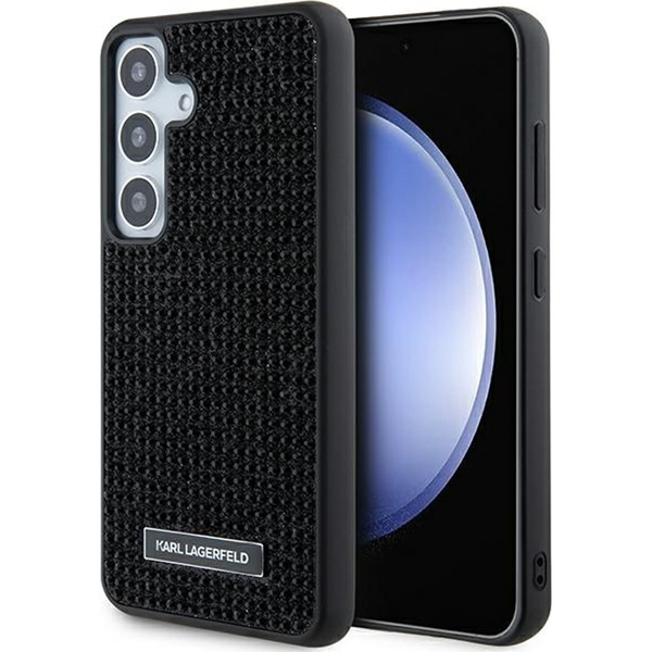 Karl Lagerfeld KLHCS24SHDSPRK Samsung S24 S921 Keménytok Fekete