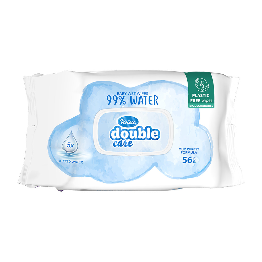 Violeta Water Care 99% víz popsitörlő 56db-os (2868)