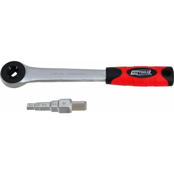 Awtools tipka za vijake z ratchetom
