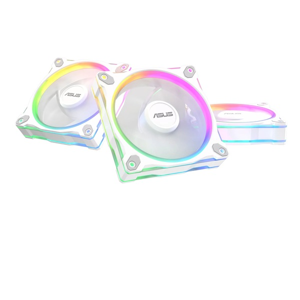 ASUS Prime MR120 Fan ARGB White 3in1 Computerkabinet Ventilator 12 cm Hvid