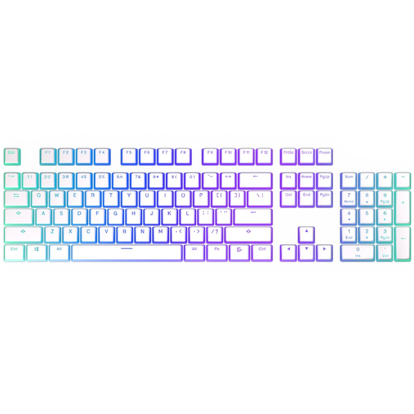 Endorfy PBT Pudding Onyx White Keycap Szett - Fehér