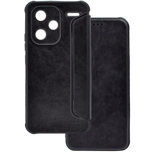 Gigapack Xiaomi Redmi Note 13 Pro Plus 5G bőr hatású fliptok fekete (GP-159792) (GP-159792)