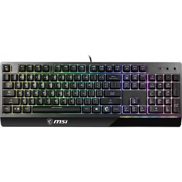 MSI VIGORGK30 toetsenbord Gamen USB QWERTY Brits Engels Zwart