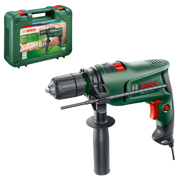 Bosch 603133000 EasyImpact 600 Elektromos Ütvefúró 600W - Fekete / Zöld