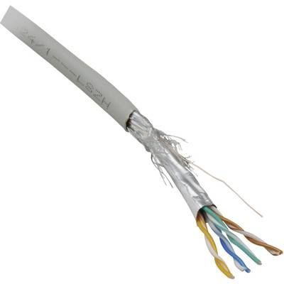 BKL Electronic 10010803 Hálózati kábel CAT 5e SF/UTP 8 x 0.128 mm2 Szürke 100 m (10010803)