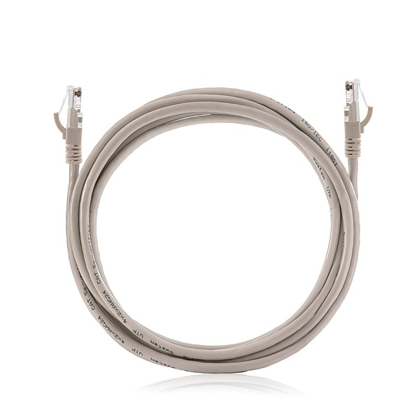 Patchcord Keline U/UTP 5e RJ45 / RJ45 1 m sivý