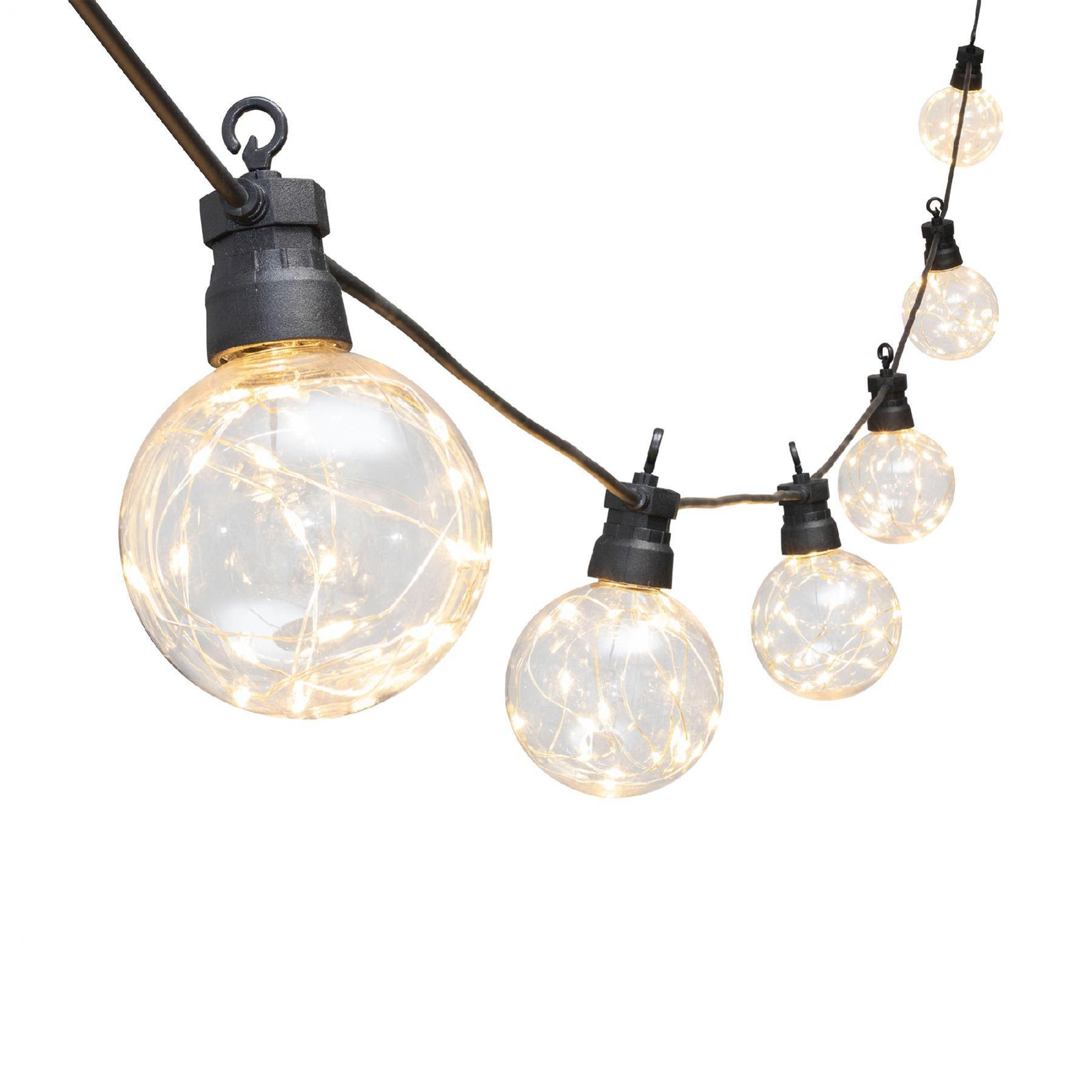 Home LPL 10 Globe Kül-/Beltéri LED fényfűzér 4,5m - Meleg fehér (LPL 10 GLOBE)