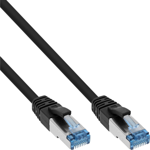 InLine B-76802S netwerkkabel Zwart 2 m Cat6a S/FTP (S-STP)