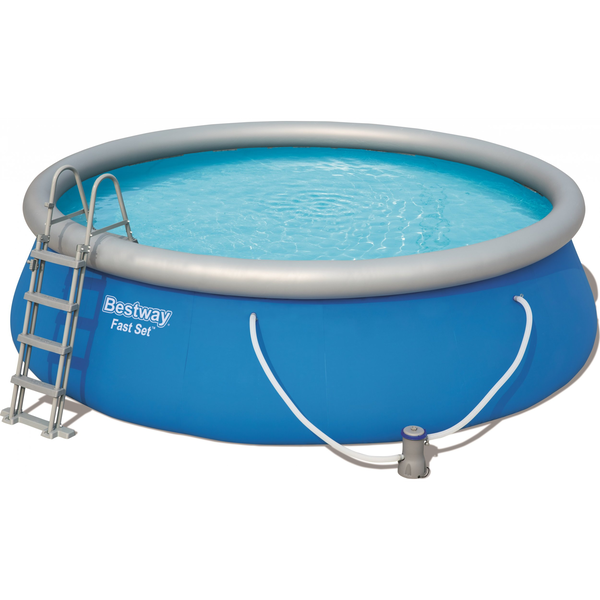 Bestway Fast Set 57289 nadzemný bazén Nafukovací bazén Okrúhly 13807 L Modrá
