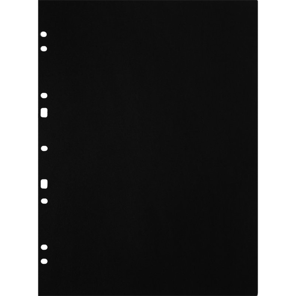 Focus Carton Refillsheets for ringbinder A4 Black 30-pack
