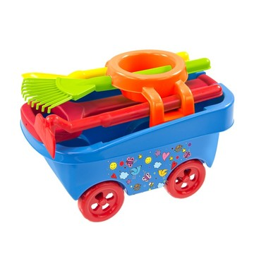 Mochtoys Műanyag kézikocsi kerti szerszámokkal (12198) (12198)