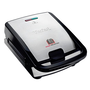 Уред за сандвичи Tefal SW852D12 Snack Collection 2 in 1, 700W, 2 комплекта подвижни табели, 2 светлинни индикатора, Инокс