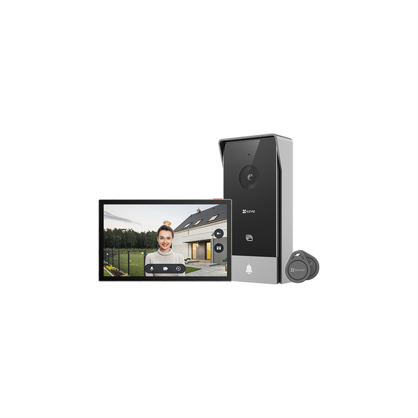 EZVIZ HP5 sistema de intercomunicación de video 17,8 cm (7") Negro, Plata
