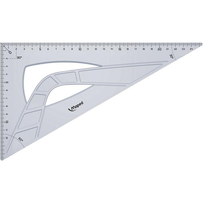Maped "Geometric" háromszög vonalzó, 60°, 26cm (IMA242626) (IMA242626)