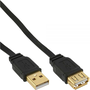 InLine 34610F USB kábel USB 2.0 1 m USB A Čierna