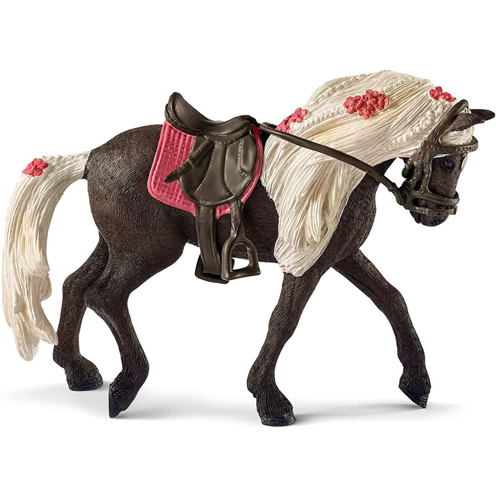 Schleich Rocky Mountain kanca lovasbemutató (42469) (sch42469)