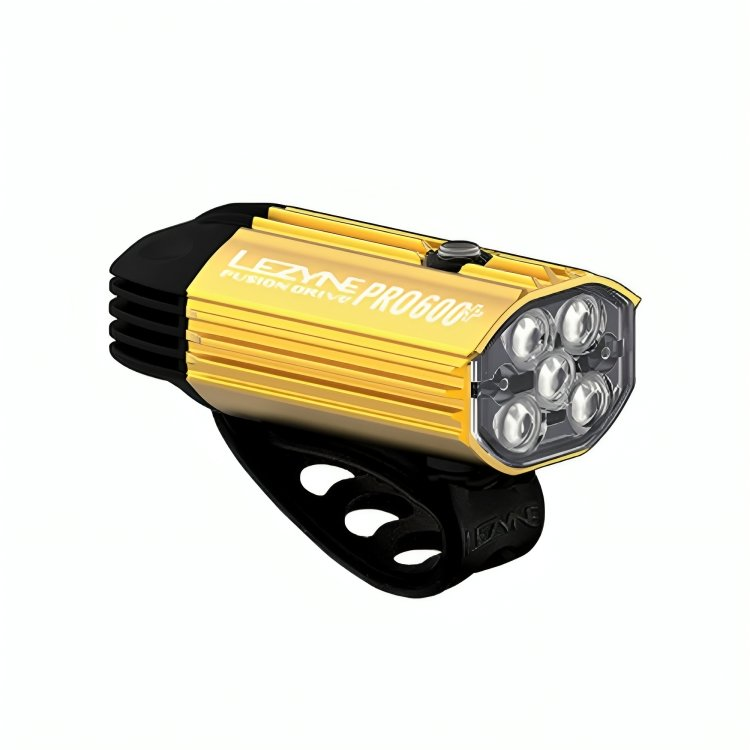 Lezyne Fusion Pro 600+ Gloss Gold (1-LED-39-V112-J)