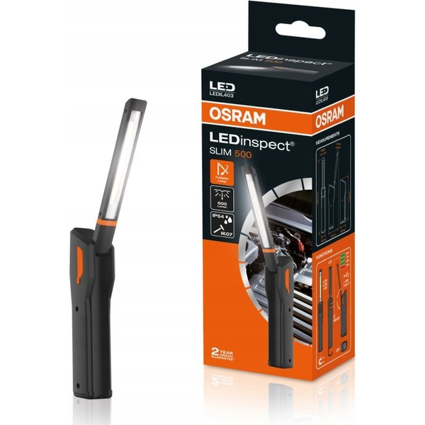 Osram Auto LEDIL403 LEDInspect SLIM500 led delovna luč  akumulatorsko, preko USB-ja  500 lm