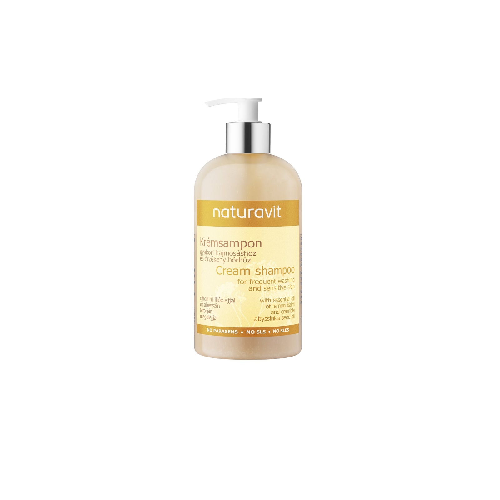 NATURAVIT sampon gyakori hajmosáshoz, 500 ml (3830009226111)
