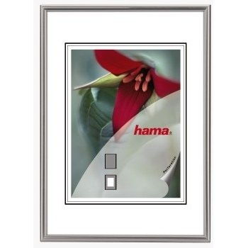 Hama Plastic Frame "Sevilla", Silver Matt, 21 x 29,7 cm