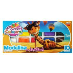  KOMA-PLAST Modelina w kostkach 10 kolorĂłw 