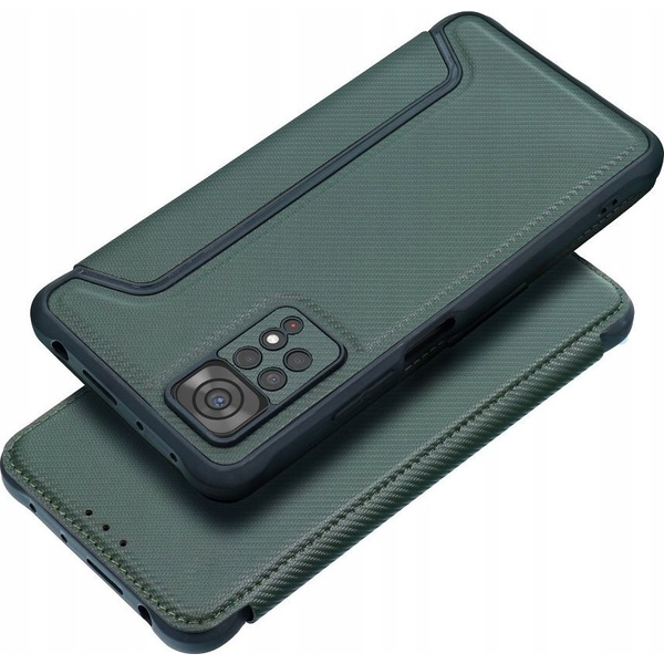 OEM Kabura RAZOR Book do XIAOMI Redmi Note 13 Pro 4G / POCO M6 Pro 4G ciemnozielony