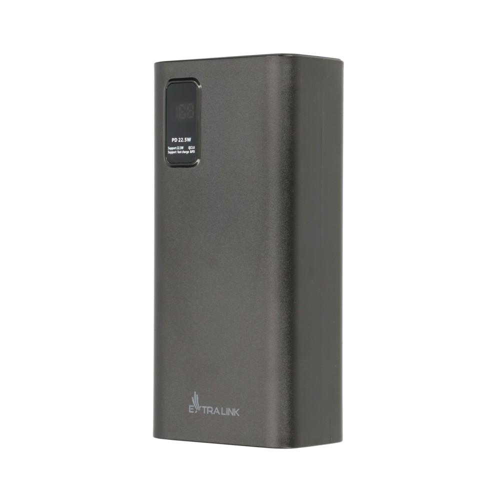 Extralink EPB-069 Power Bank 30000 mAh - Fekete (EPB-069)