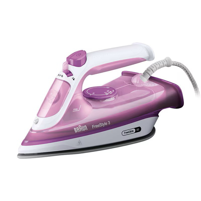 Braun FI 3124 FreeStyle 3 FI Gőzölős vasaló 2400W - Fehér / Ibolya (0127408001)