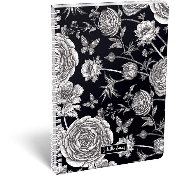 Lizzy Cornell Juliette Jones A4 kockás spirálfüzet (16411)