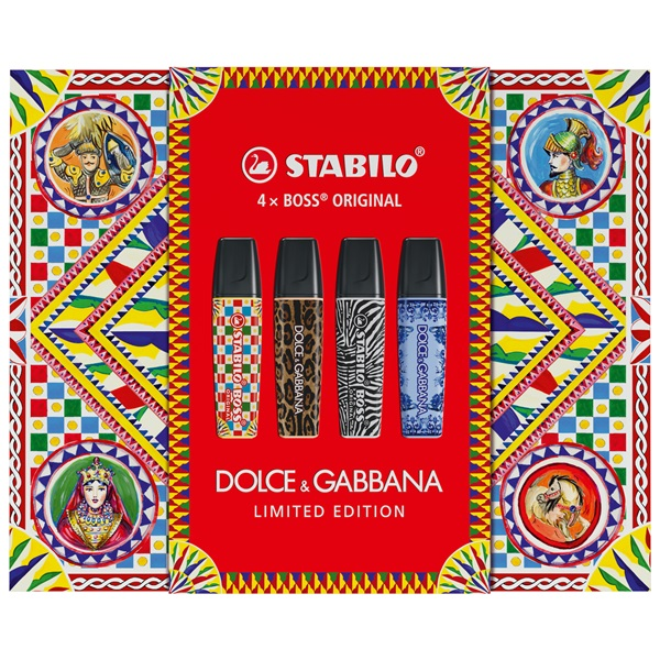 STABILO BOSS ORIGINAL D&G Edition 4 db-os szövegkiemelő készlet (70/4-1-102-1)