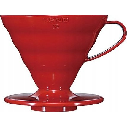  Hario Hario plastikowy Drip V60-02 Czerwony