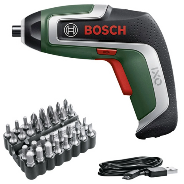 Bosch IXO 7 Akkumulátoros csavarozó + Bitkészlet (32 darabos)