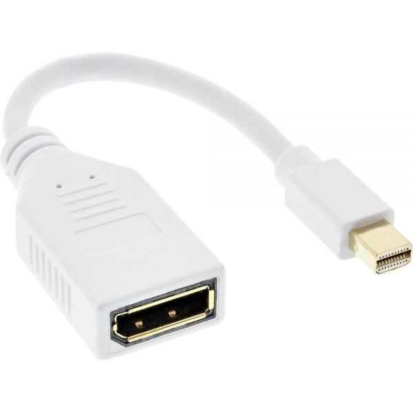 InLine 17150W DisplayPort kábel 0,15 M Mini DisplayPort Fekete (17150W)