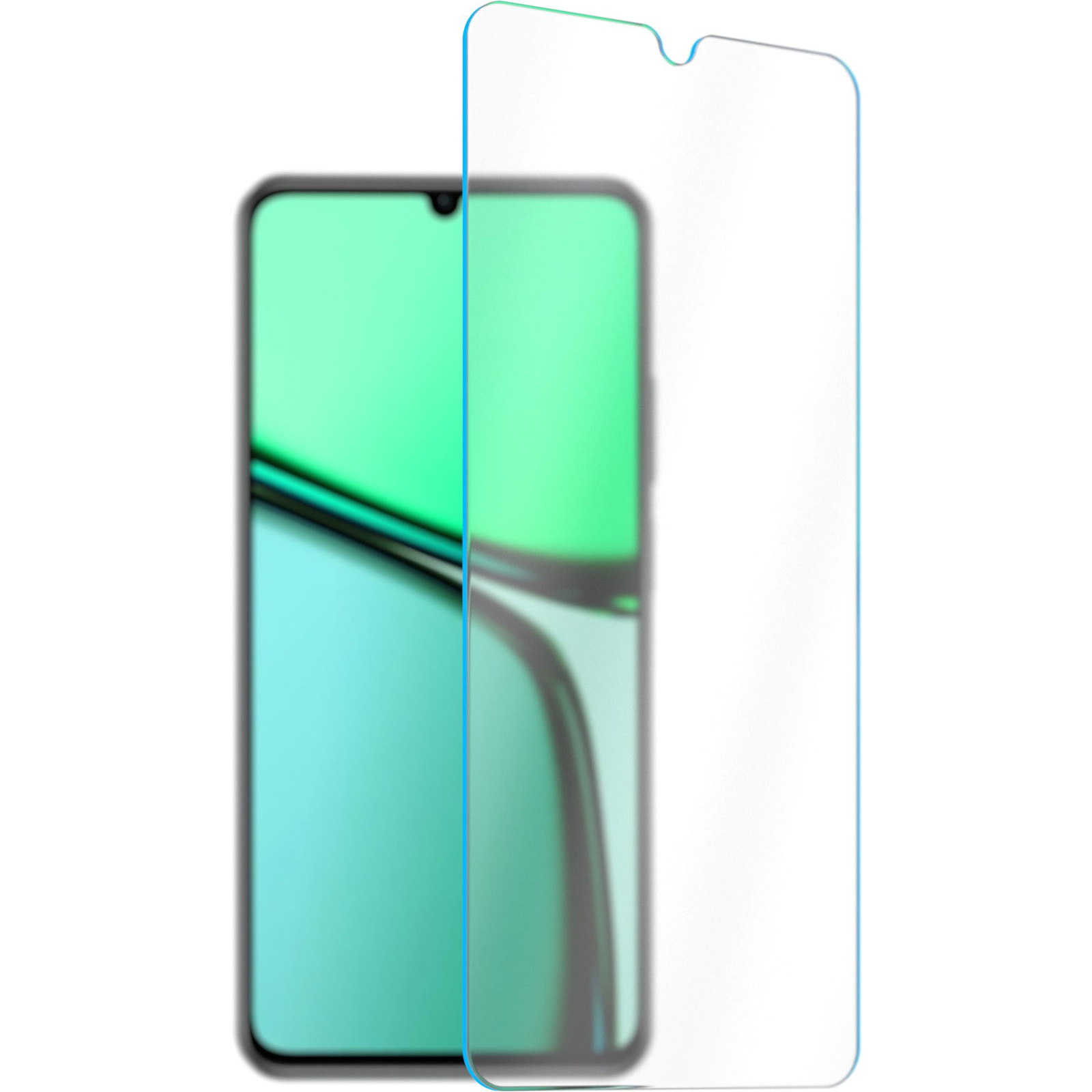 AlzaGuard Case Friendly Glass Protector Realme C61 2.5D üvegfólia (AGD-TGF281)