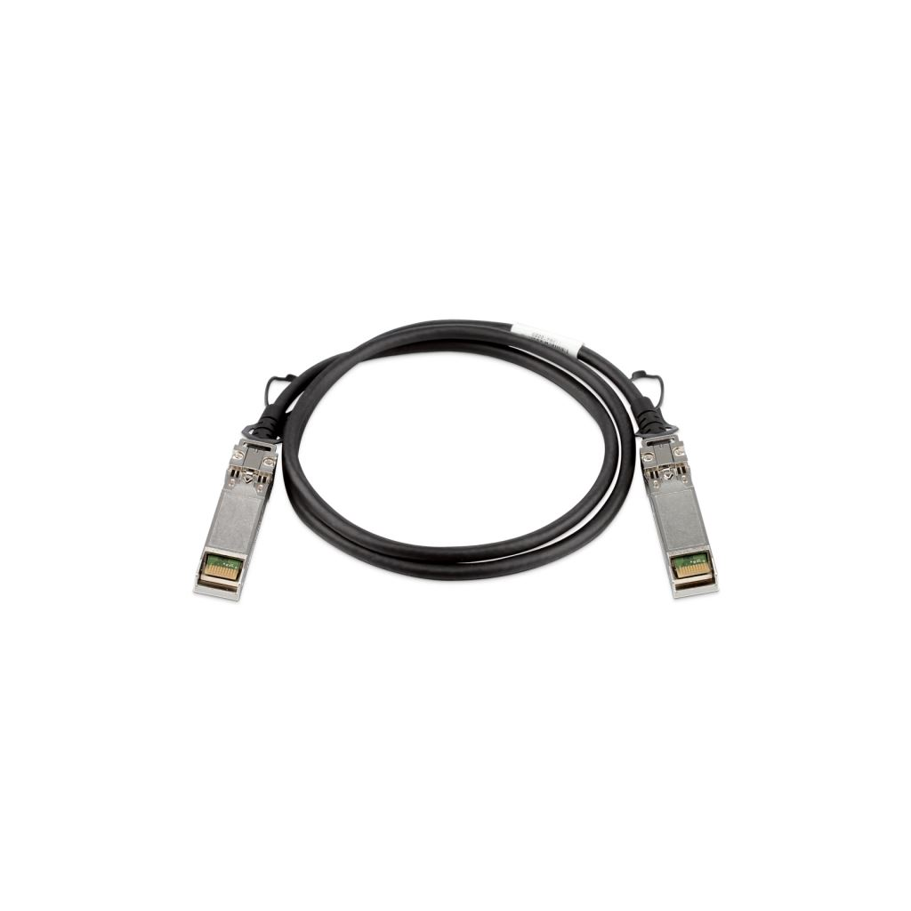 D-Link DEM-CB100QXS 40G QSFP+ to QSFP+ Direct Attach Stacking kábel 1m (DEM-CB100QXS)