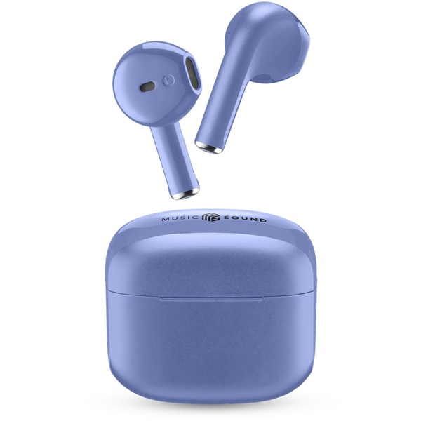 Music Sound Swag Headset Trådløs I ørerne Opkald/musik Bluetooth Blå