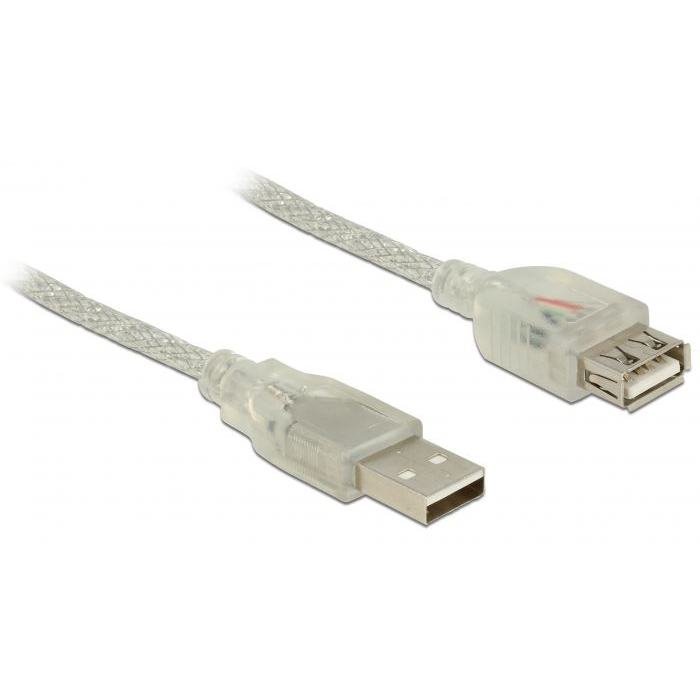 Delock DL82244 USB 2.0-A (apa/anya) 30cm hosszabbító kábel (DL82244)