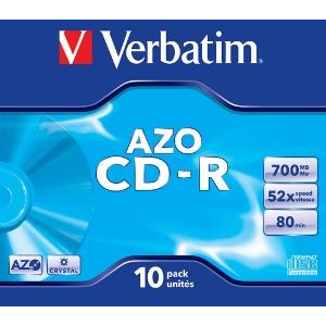 Verbatim CD-R AZO Crystal 700 MB 10 db