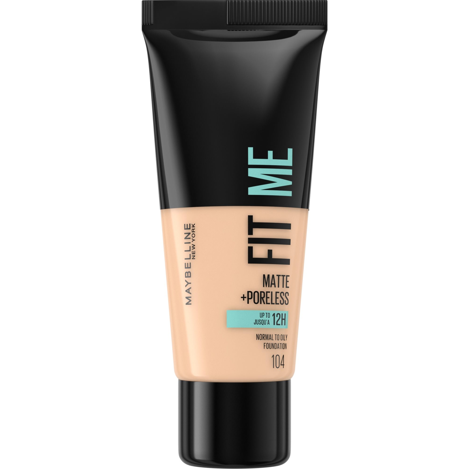 MAYBELLINE NEW YORK Fit Me! Matte & Poreless Foundation 104 Soft Ivory 30 ml (3600531369408)