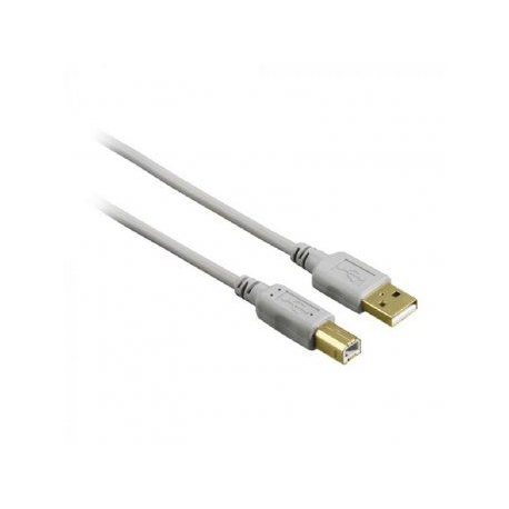 Hama 00200903 USB кабел 1,5 м USB 2.0 USB A USB B Сив