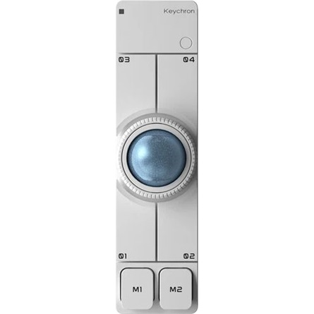 Тракбол Keychron Nape Pro — NP-3, бял